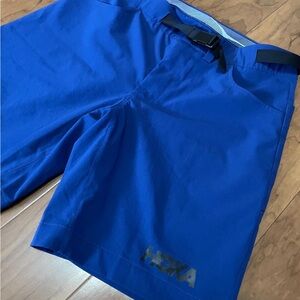 Hoka One One Navy Blue Performance Shorts